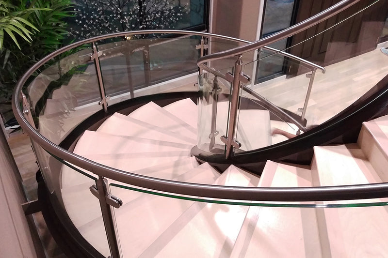 Stainless Steel Stair Parts Modern Railing 