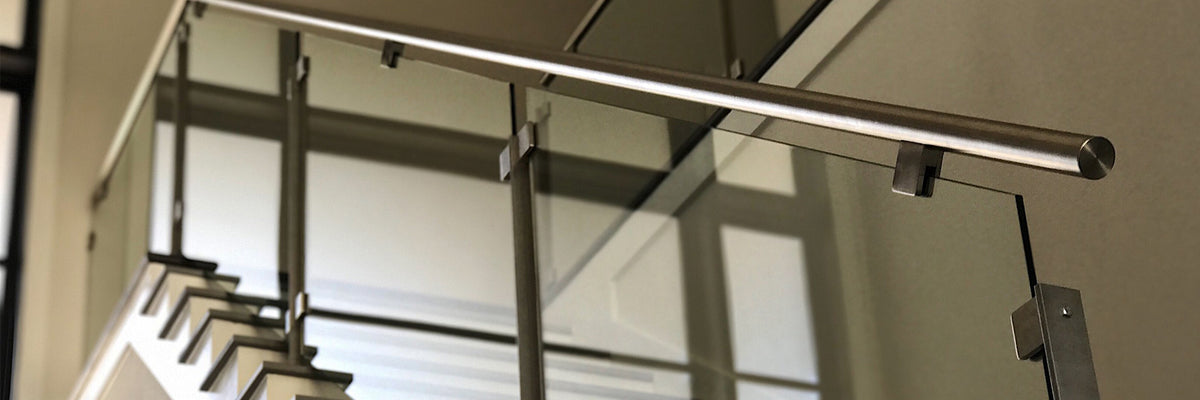 Stainless Steel Glass Stair Railing System Components