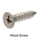 E0382 wood screw stainless steel