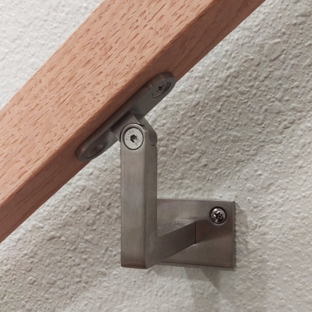 4 Pieces Support Wall Mounted Handrail Brackets, Stainless Steel