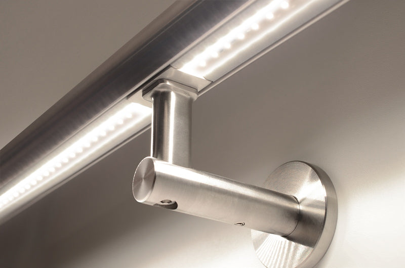 Modern Stainless Steel LED Railing Systems | Illuminated Stair & Balco ...