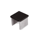 NeroSteel Black Metal Square End Cap for 40mm square tubes