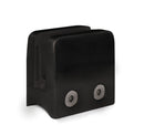 NeroSteel Black Metal Square Glass Clamp for 42.4mm round tubes