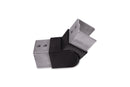 NeroSteel Black Metal Upward Articulating Connector for 40mm square tubes