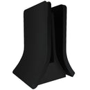 NeroSteel Black Metal Chameleon Floor Glass Clamp for glass up to 4-7/32" thick
