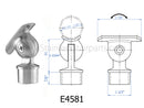 E4581 Stainless Steel Handrail Support