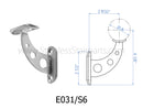 E031/S6 Stainless Steel Rigid Handrail Support
