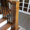Contemporary 4891 Fluted Square Wood Box Newel Post