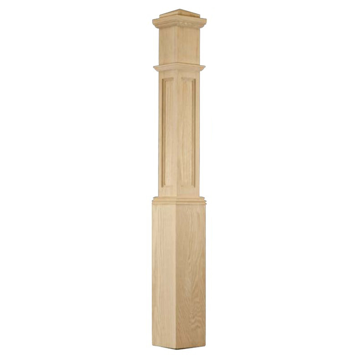 4991 Flat Recessed Panel Box Newel Post - Stainless Stair Parts ...