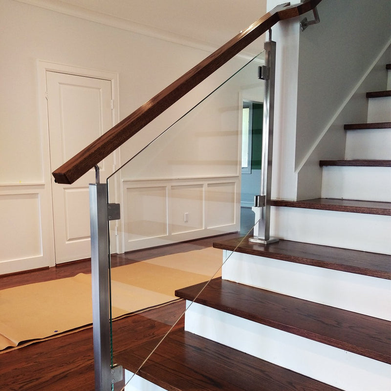 Contemporary Wood Stair Railings Modern Stair Railings To Change Home