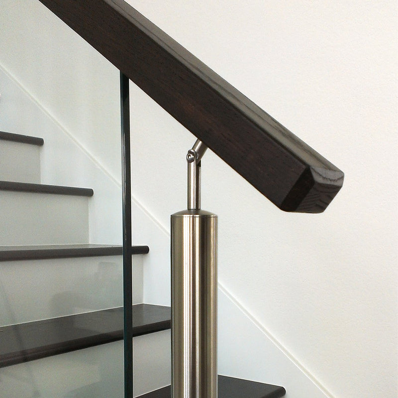 Rectangular Wood Handrail