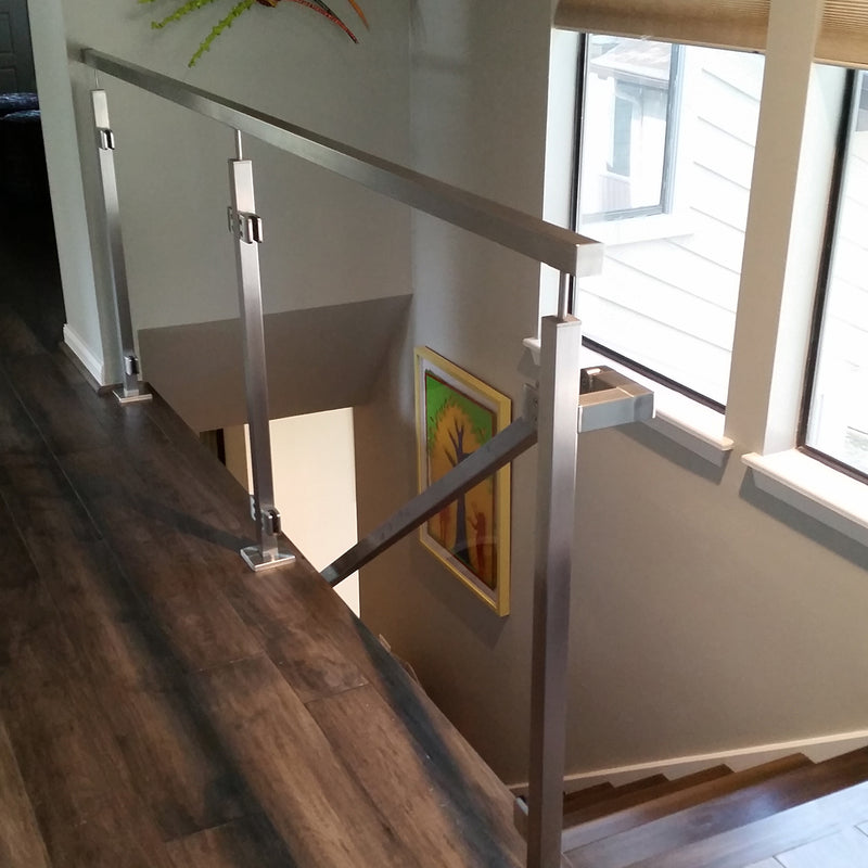 Stainless Steel Modern Square Stair Railing System