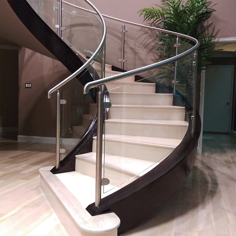 E001 Contemporary Stainless Steel Stair Railing System