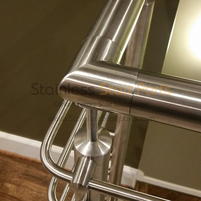 Stainless steel 90 degree saddle