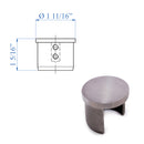 E1100100 Round Cap for Stainless Steel Railing