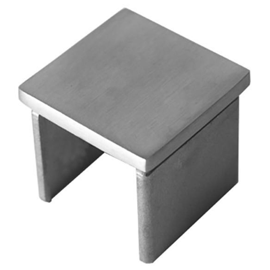 E1100150 Stainless Steel Square Cap Railing End Cap - Stainless Stair ...