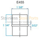 E455 Stainless Steel Connector