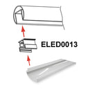 ELED0012 LED Strip Light Cover Stainless Steel Modern Railing