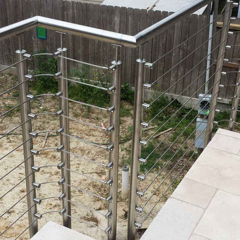 Modern Stainless Steel Cable Railing System 