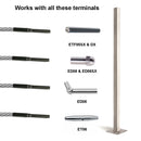 Stainless Steel Cable Threaded Terminal