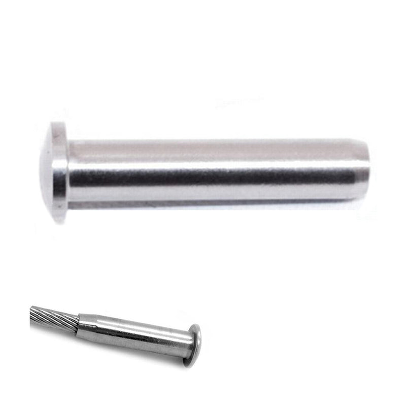 VistaView CableTec Stainless Steel Cable Railing Kit - 25ft 1/8 Inch With Terminals & Caps