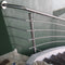 E0070 Pivotable Inline Round Bar Connector Staircase Railing Stainless