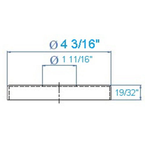 E020 Stainless Steel Newel Post & Wall Anchorage Canopy