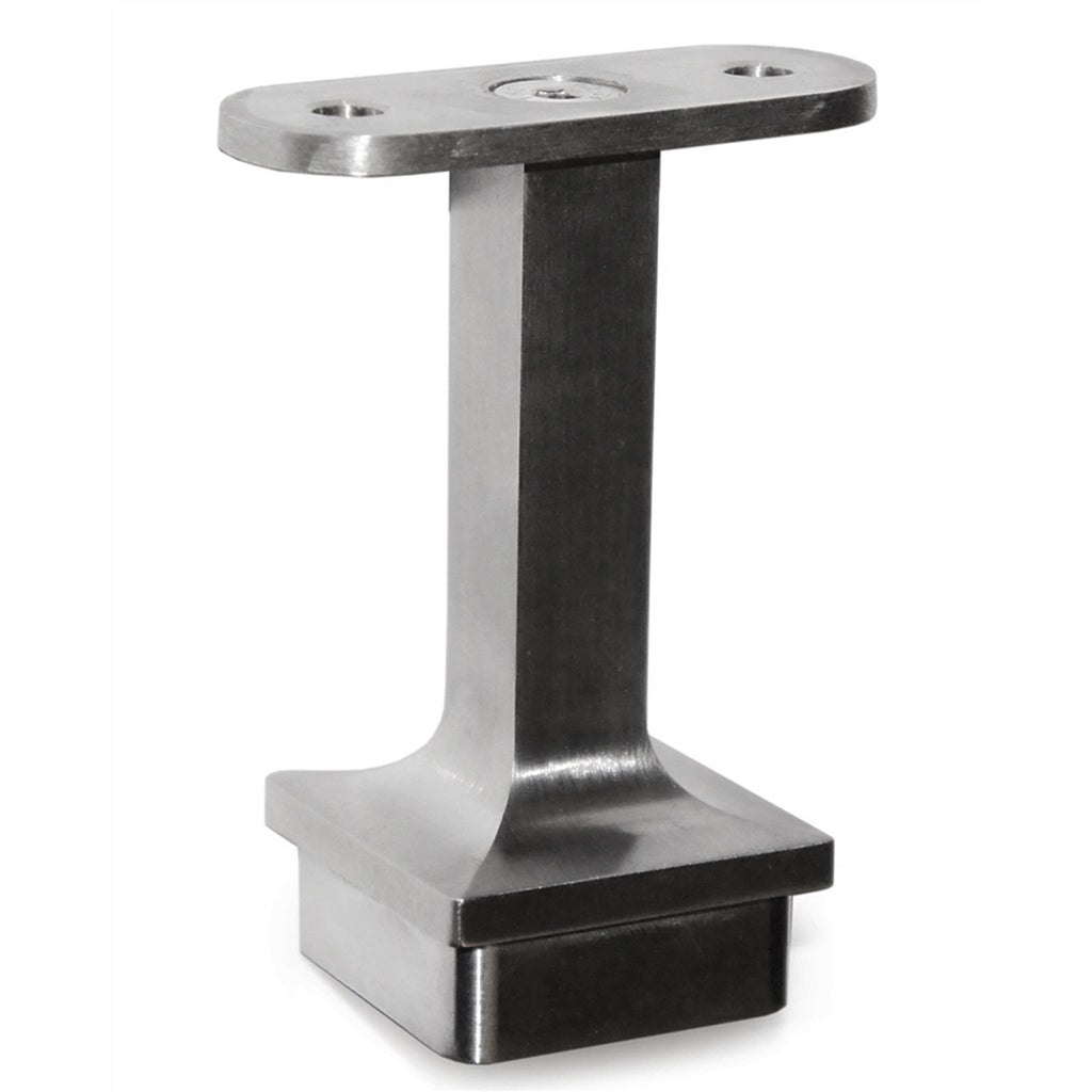 Support For Metal Railing Square Railing Handrail Support for Balcony - Stainless Stair Parts ...