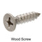 E0382 wood screw stainless steel