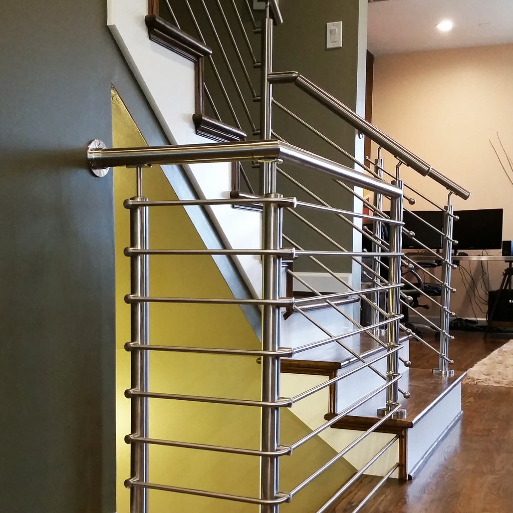 Modern Stainless Steel Staircase