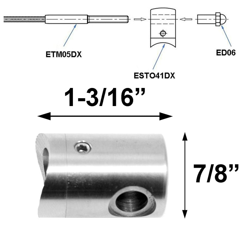 EST041DX Stainless Steel Cable Railing System