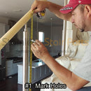 How to install stainless steel bar holders