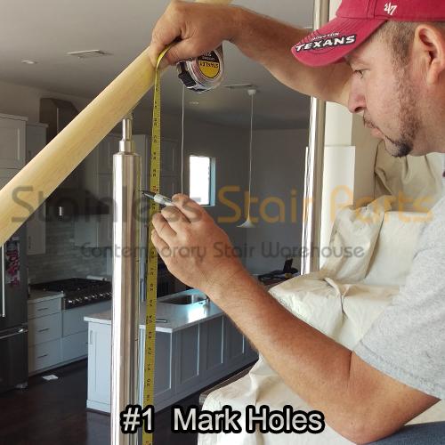 How to install stainless steel bar holders
