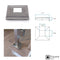 Stainless Steel Newel Post Square