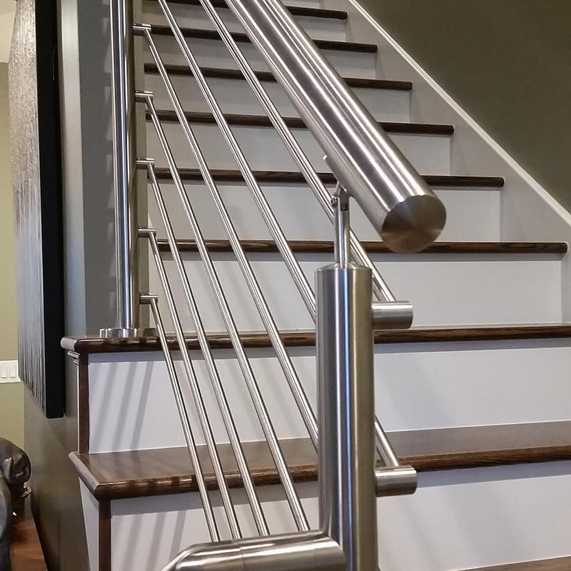 Stainless Steel Stair Parts Modern Staircases