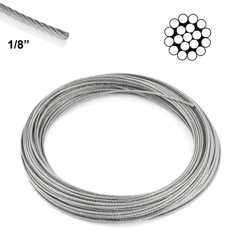 1/8 Stainless Steel Cable Railing Coil - Stainless Stair Parts – Stainless  Stair Parts®