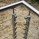 Stainless steel cable railing system
