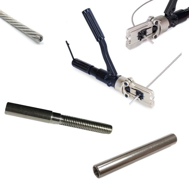 Stainless Steel Cable Terminals Crimping Tool