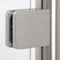 Modern Stainless Steel Square Glass Clamp for Round Newel Post