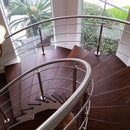 Contemporary Stainless Steel Staircase