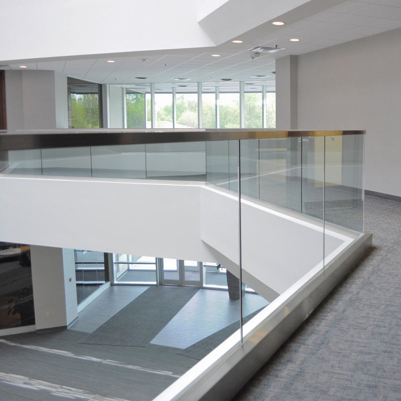 Modern Stainless Steel Glass Railing System