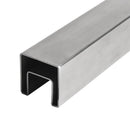 E10040X40 Stainless Steel Square Cap Rail for Glass Railing