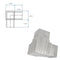 E4723 3-Way Corner Fitting for Stainless Steel Square Railing