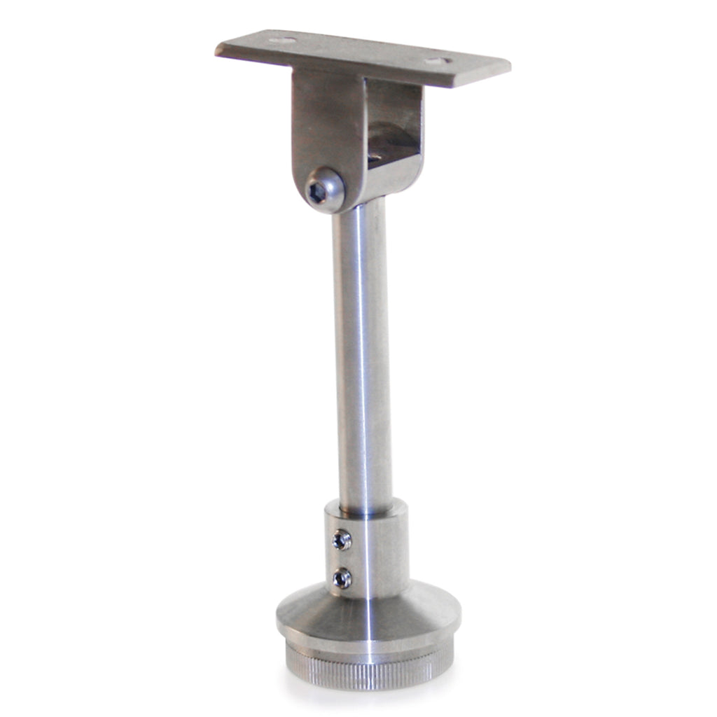 Support For Metal Railing E1540100 Handrail Support for Cap and LED Railing System - Stainless ...