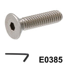 E0385 Stainless Steel Screw 3mm Hex Key Allen Wrench