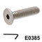 E0385 Stainless Steel Screw 3mm Hex Key Allen Wrench