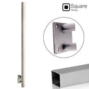 E00350 Wall/Side Mount Stainless Steel Square Newel Post