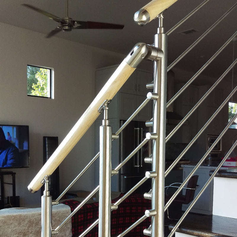 Modern Stair Railing System Stainless Steel