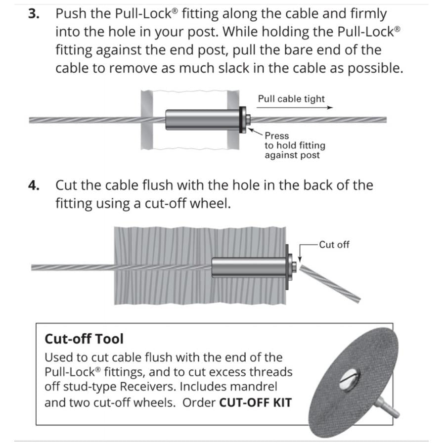 Steel Step Railing Parts Stainless Steel Cable Railing Assembly Kit - Stainless Stair Parts ...